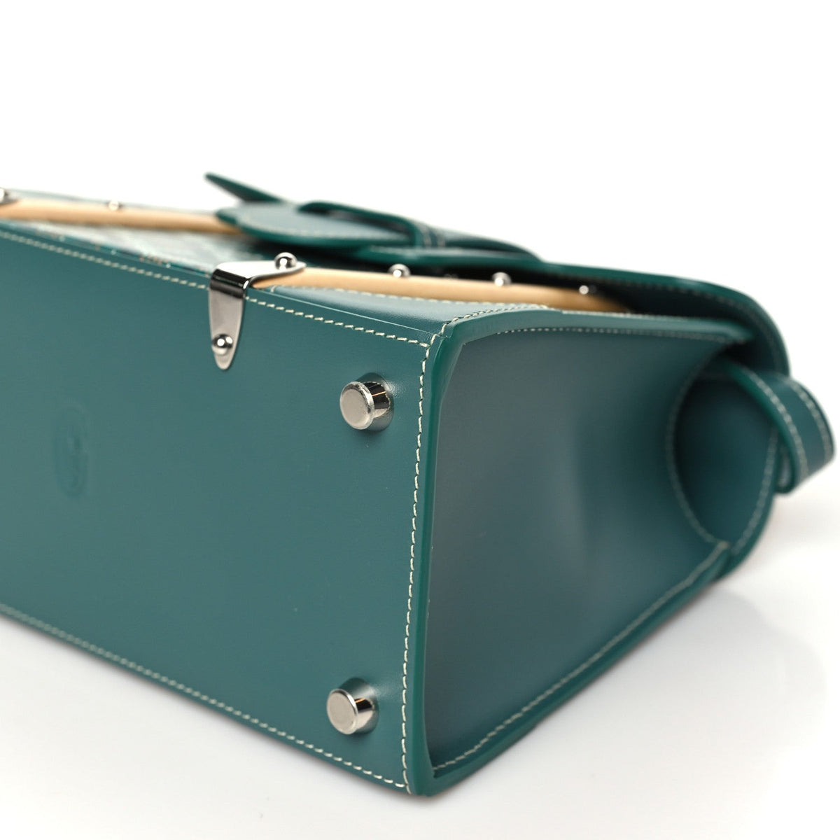 GOYARD Goyardine Structured Mini Saigon Bag - Green