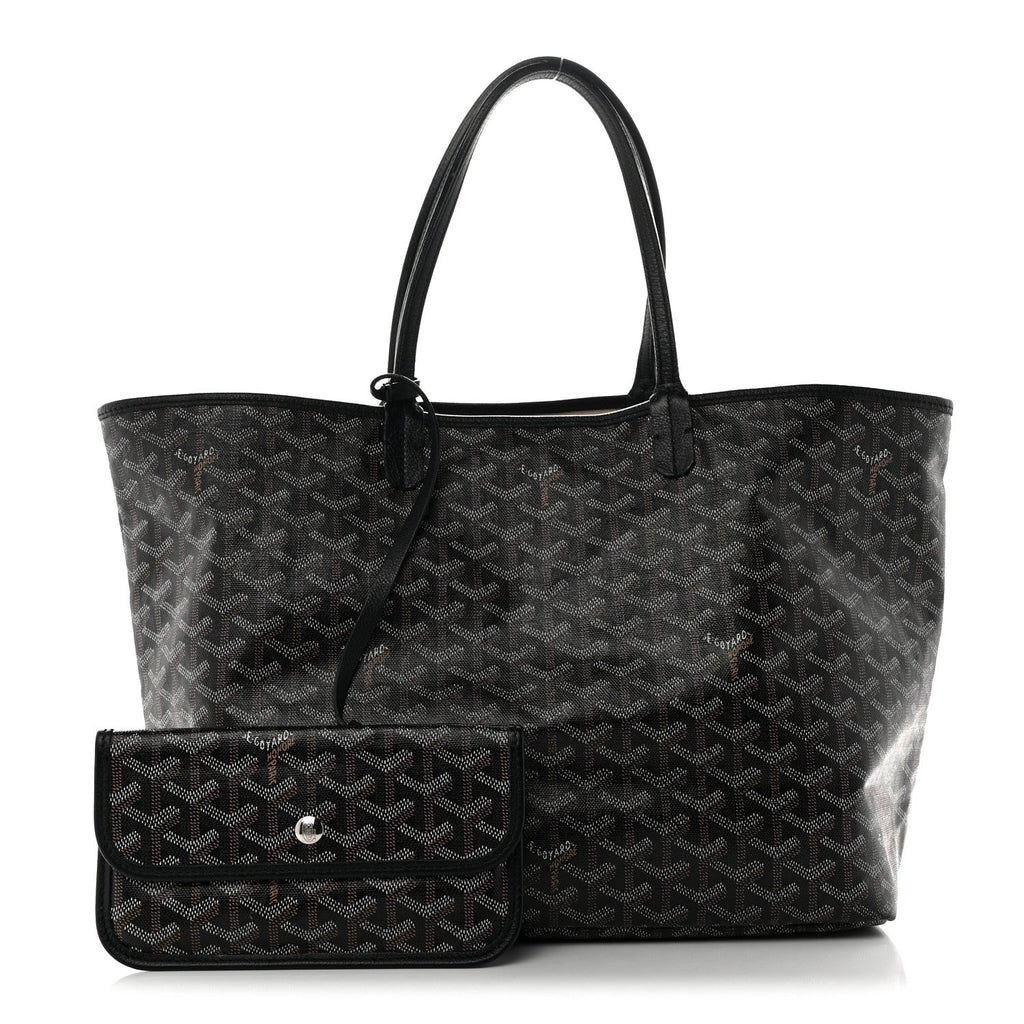 GOYARD Saint Louis PM Tote Bag – Black Goyardine