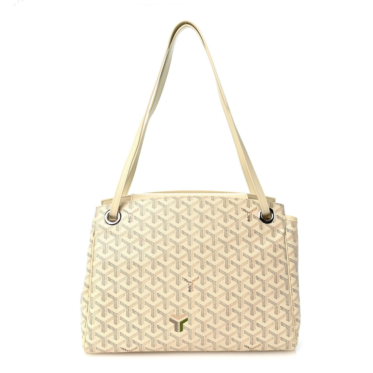 GOYARD Goyardine Rouette PM Shoulder Tote Bag - Sand