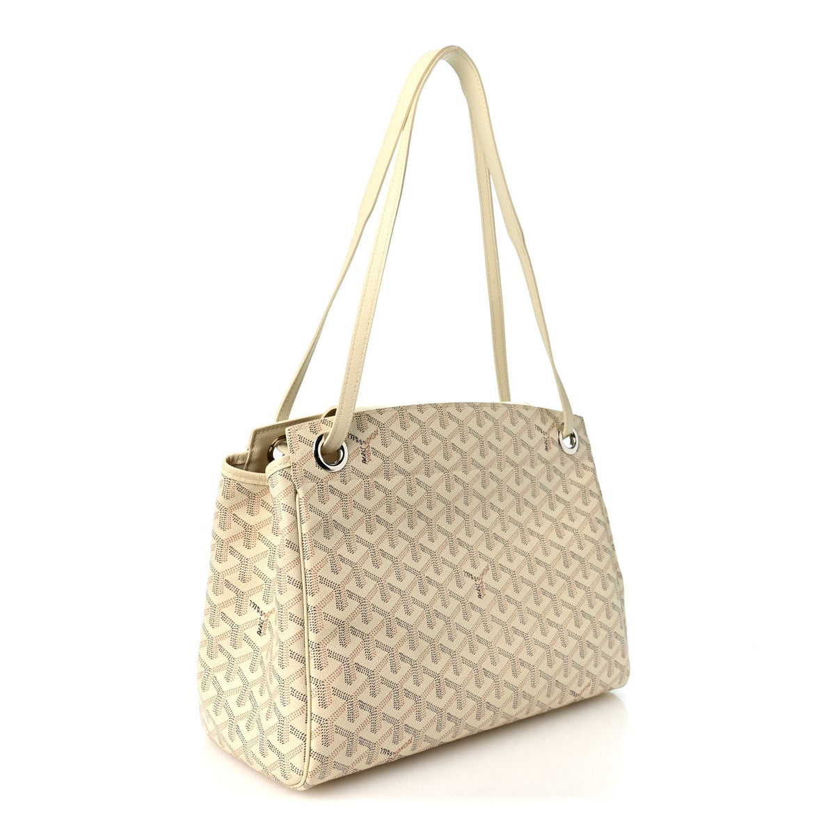GOYARD Goyardine Rouette PM Shoulder Tote Bag - Sand
