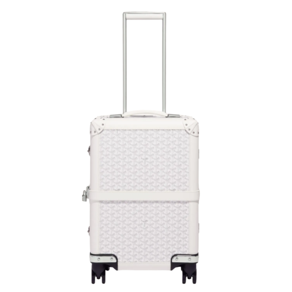 Goyard Bourget PM Bag – White Goyardine Canvas