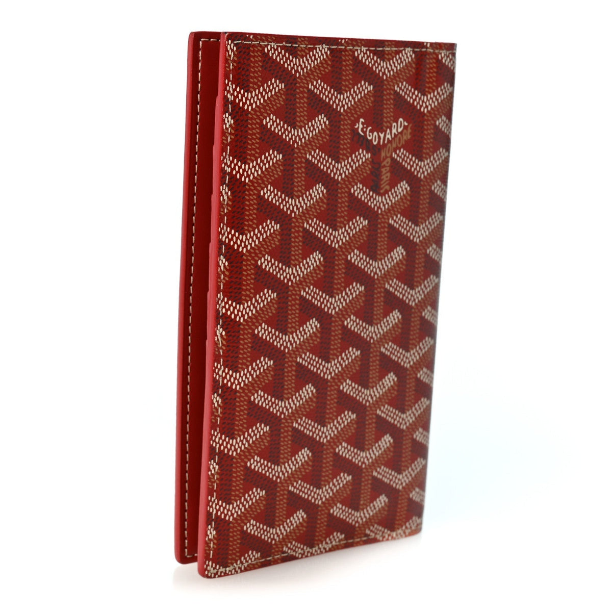 GOYARD Goyardine Saint Roch Bifold Wallet - Red