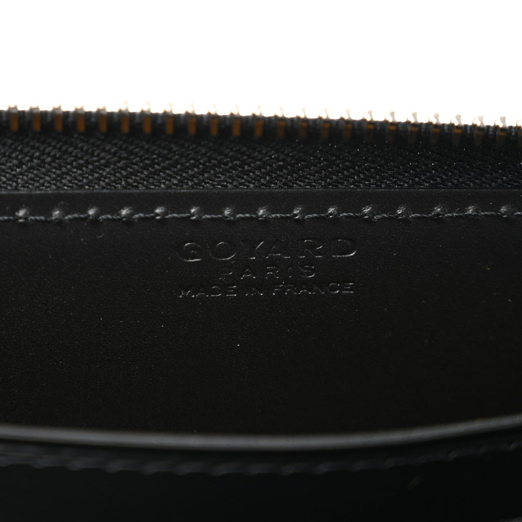 GOYARD Goyardine Matignon GM Zip-Around Wallet - Black