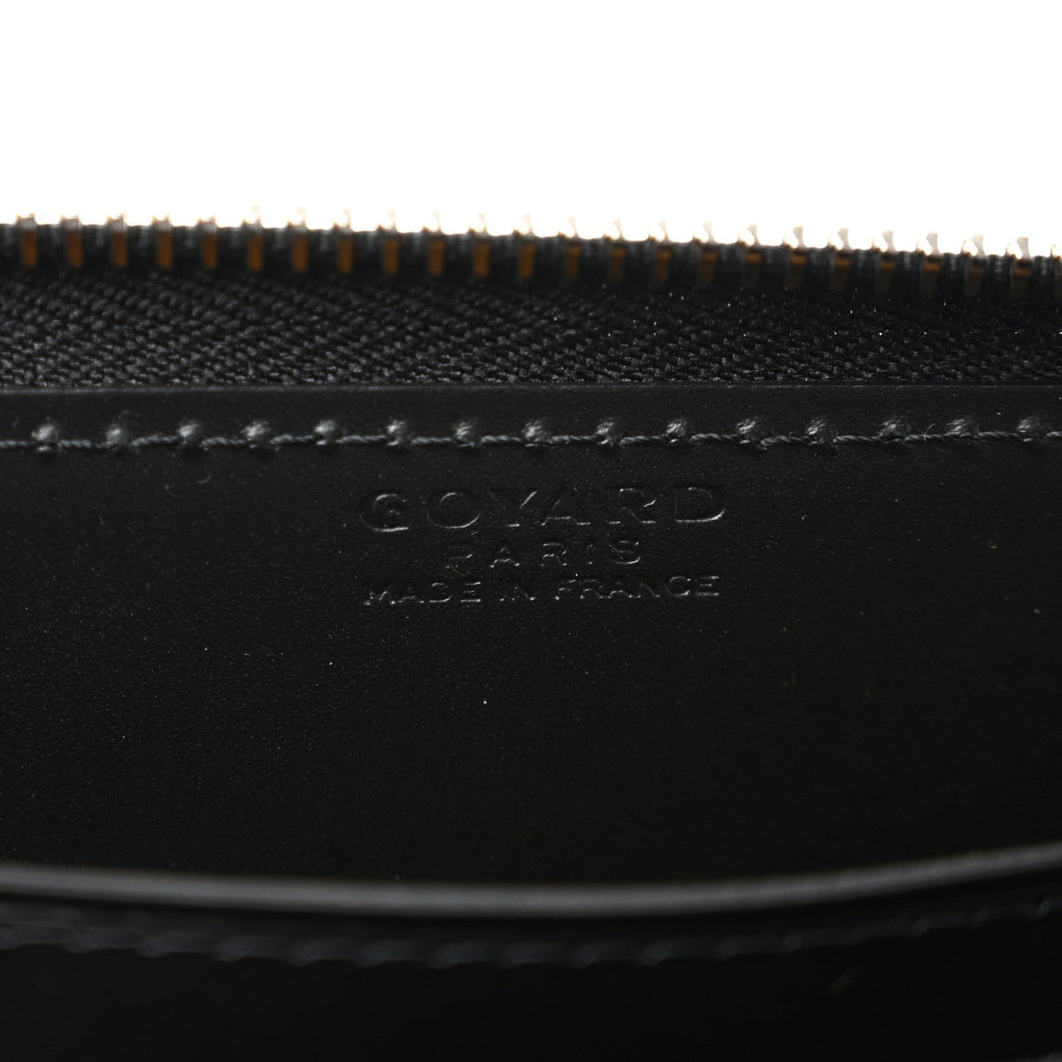 GOYARD Goyardine Matignon GM Zip-Around Wallet - Black