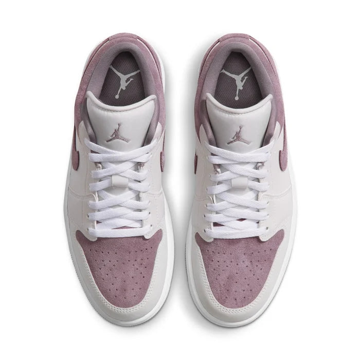 Air Jordan 1 Low Sneakers – Off-White & Dusty Mauve