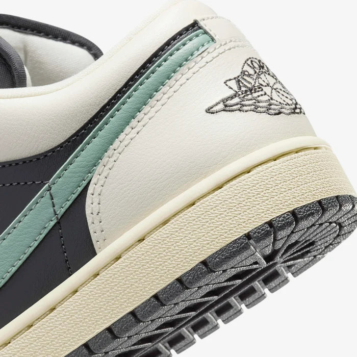 Air Jordan 1 Low Sneakers – Off-White, Black & Sage Green