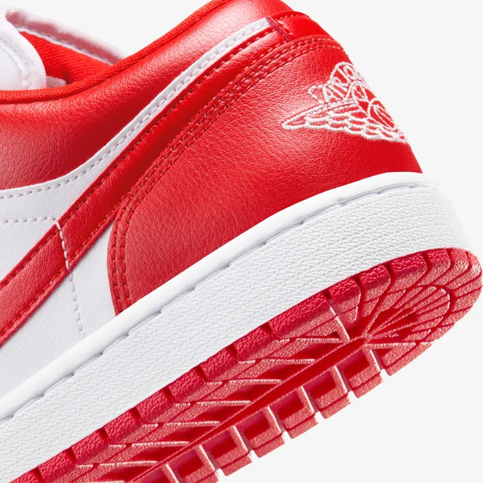 Air Jordan 1 Low Sneakers – White & Red
