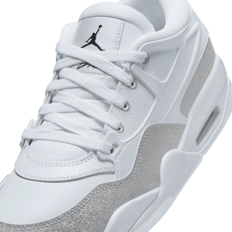 Air Jordan 4 RM White Silver Glitter