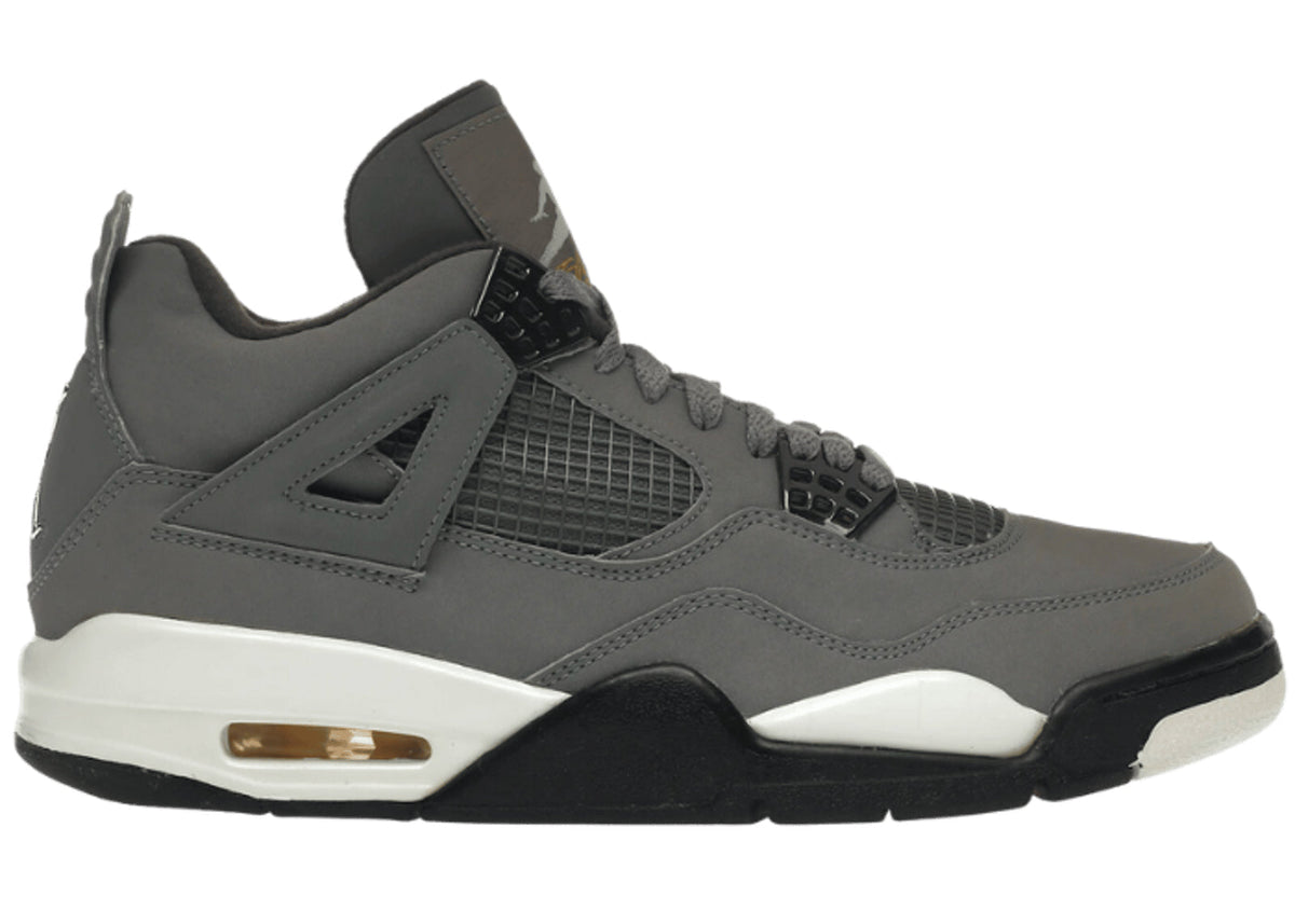 Air Jordan 4 Retro Cool Grey Sneakers – Grey, Black & White