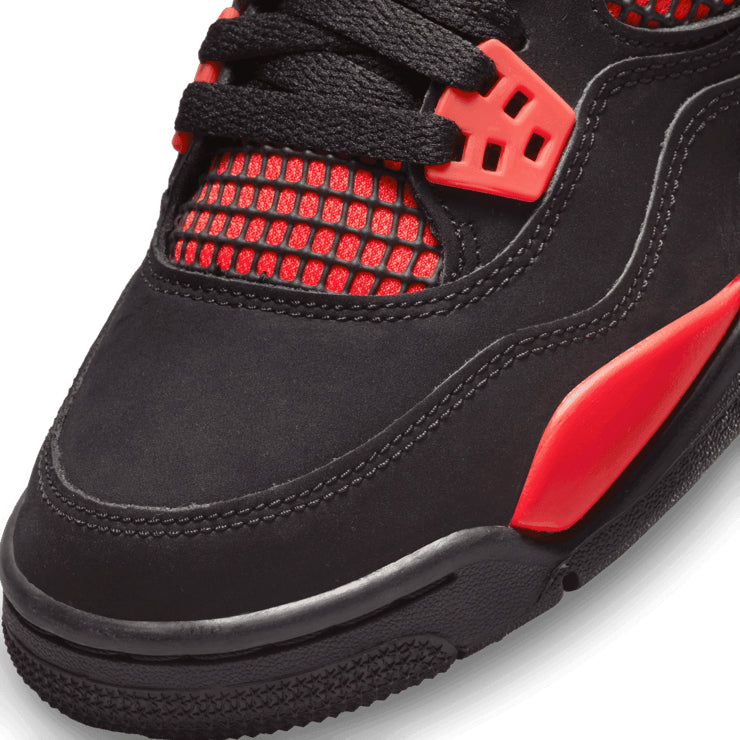 Air Jordan 4 Retro Red Thunder – Black & Red Sneakers