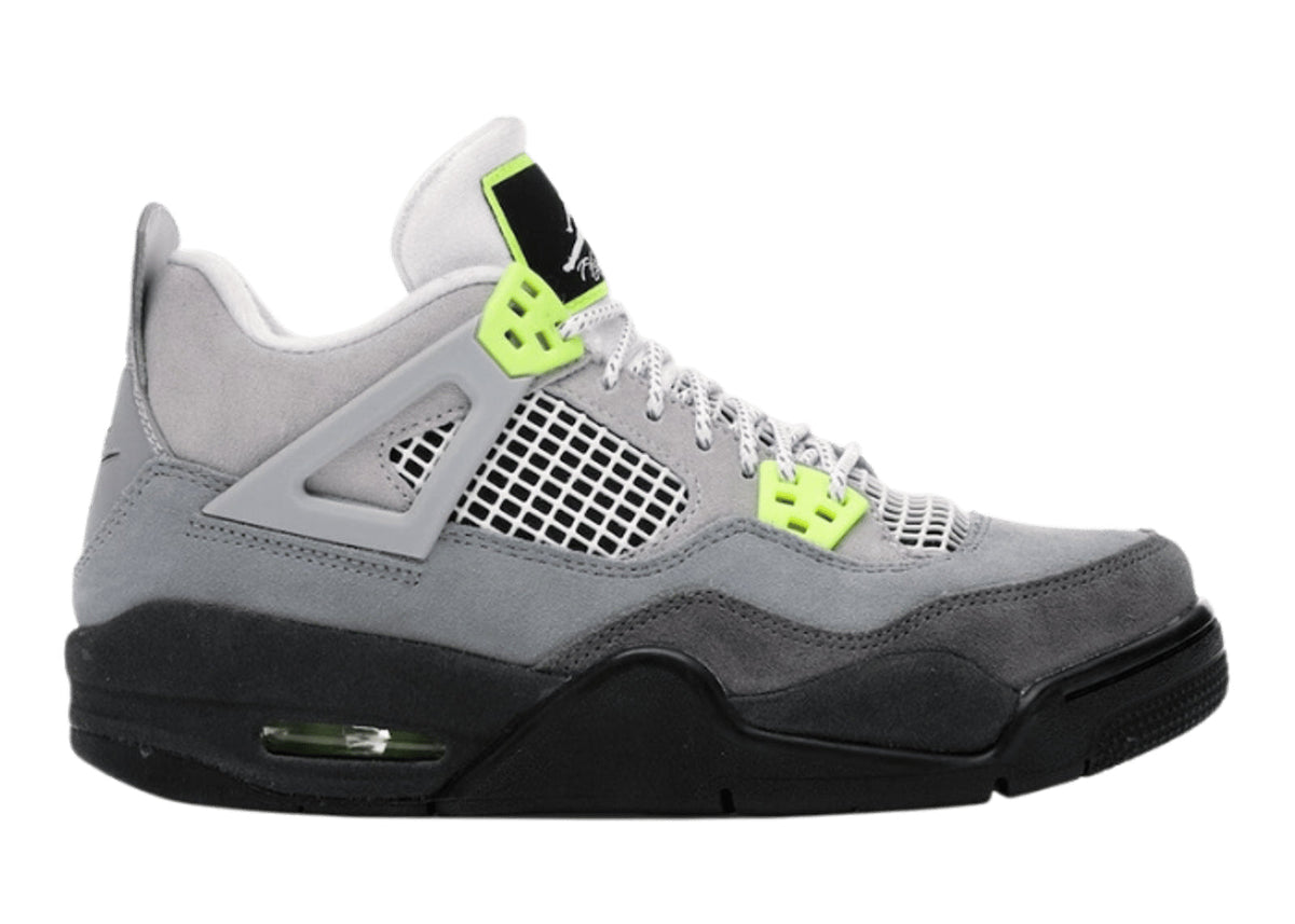 Air Jordan 4 Retro SE 95 Neon – Grey & Neon Sneakers