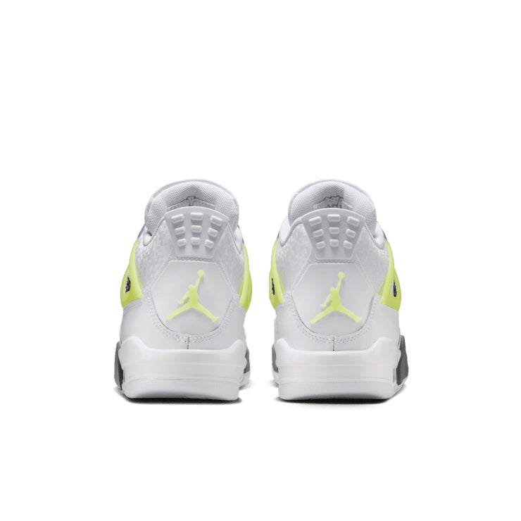 Air Jordan 4 Retro White Lemon Twist Light Graphite