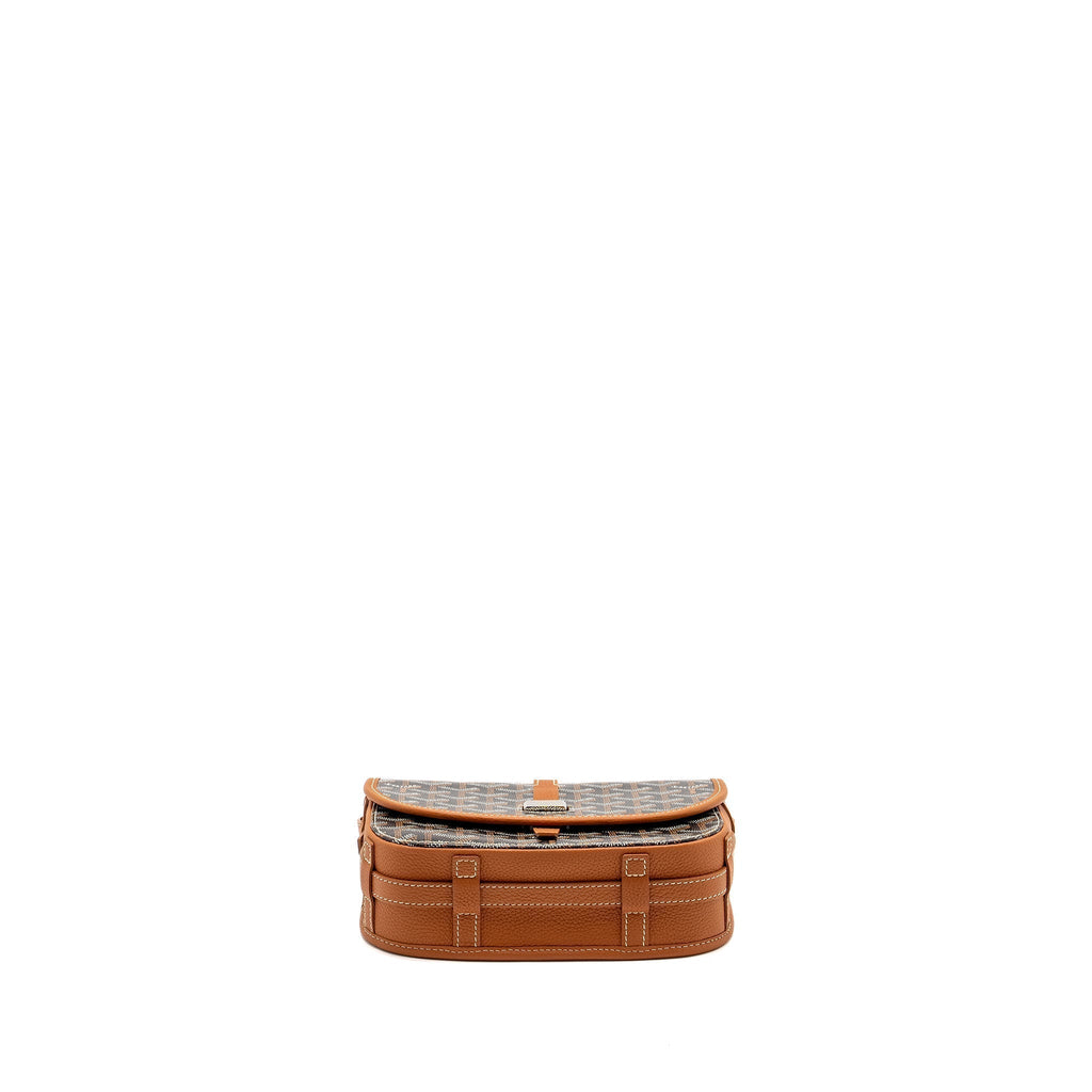 Goyard Belvedere PM Messenger Bag – Brown Goyardine Canvas & Leather, Silver Hardware