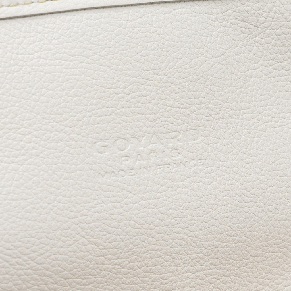 Goyard Saint Léger Backpack – White Goyardine Canvas, Silver Hardware
