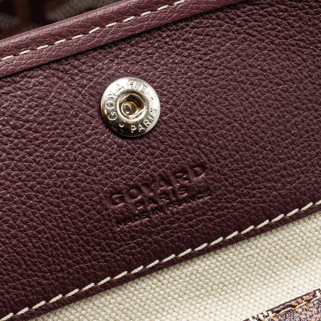 Goyard Saint Louis GM Tote Bag – Burgundy Goyardine Canvas & Calfskin, Silver Hardware