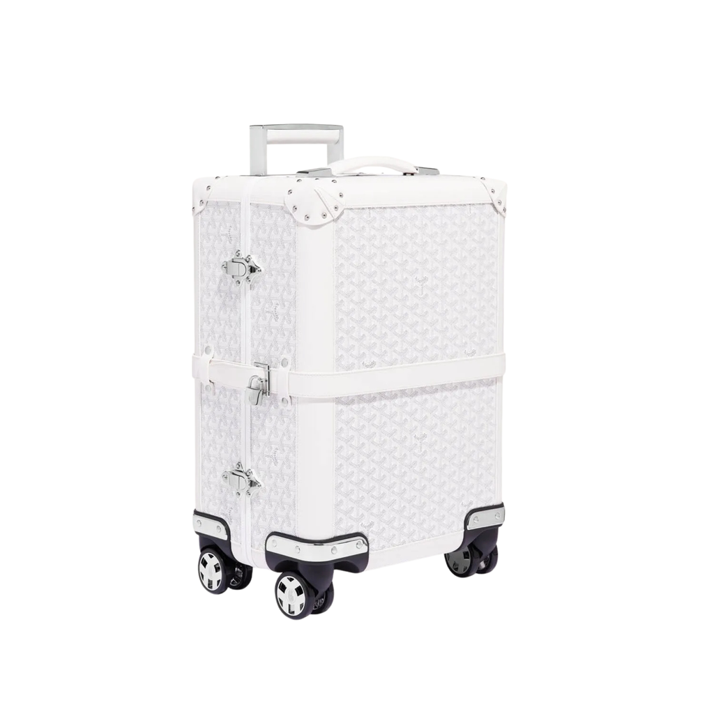 Goyard Bourget PM Bag – White Goyardine Canvas