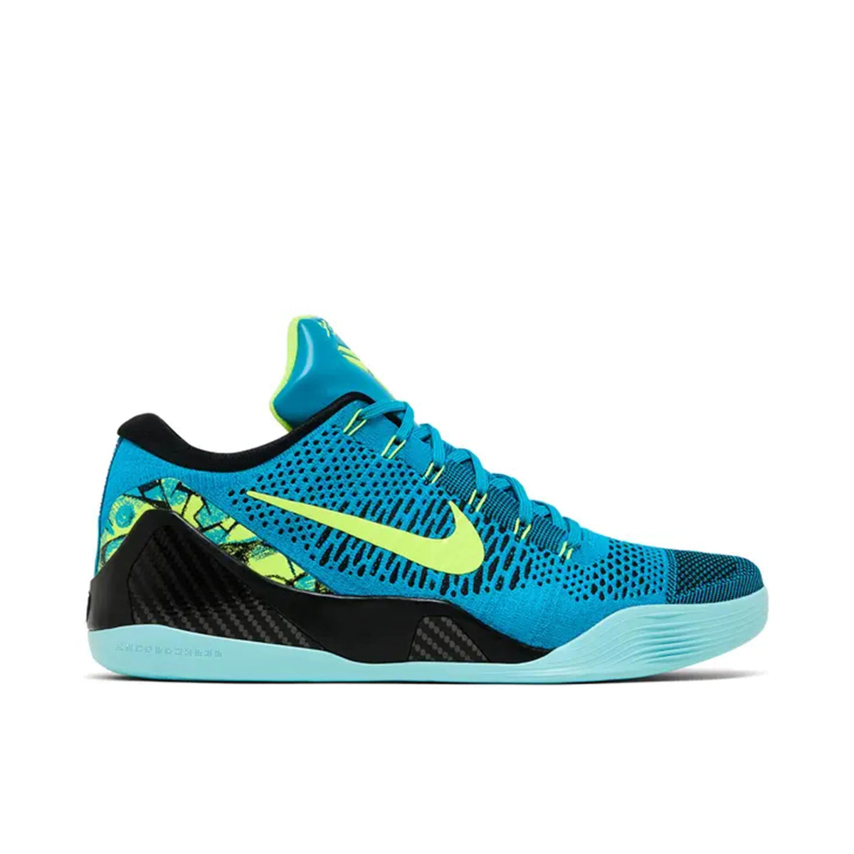 Nike Teal & Volt Low-Top Basketball Shoes
