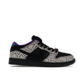 Nike Dunk Low Black & Grey Snake-Pattern Sneakers