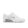 Nike Air Max 90 White Sneakers with Silver Swoosh
