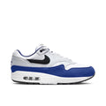 Nike Air Max 1 White & Royal Blue Sneakers