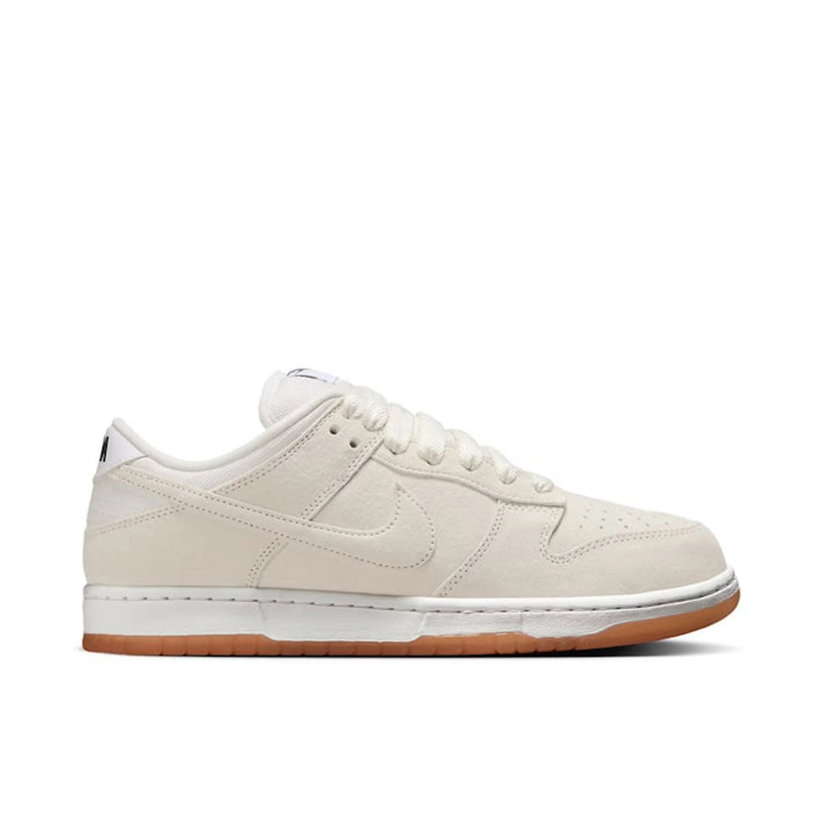 Nike Dunk Low Cream Sneakers with Gum Outsole