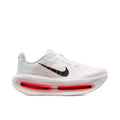 Nike White & Black Sneakers with Red-Accent Sculpted Sole