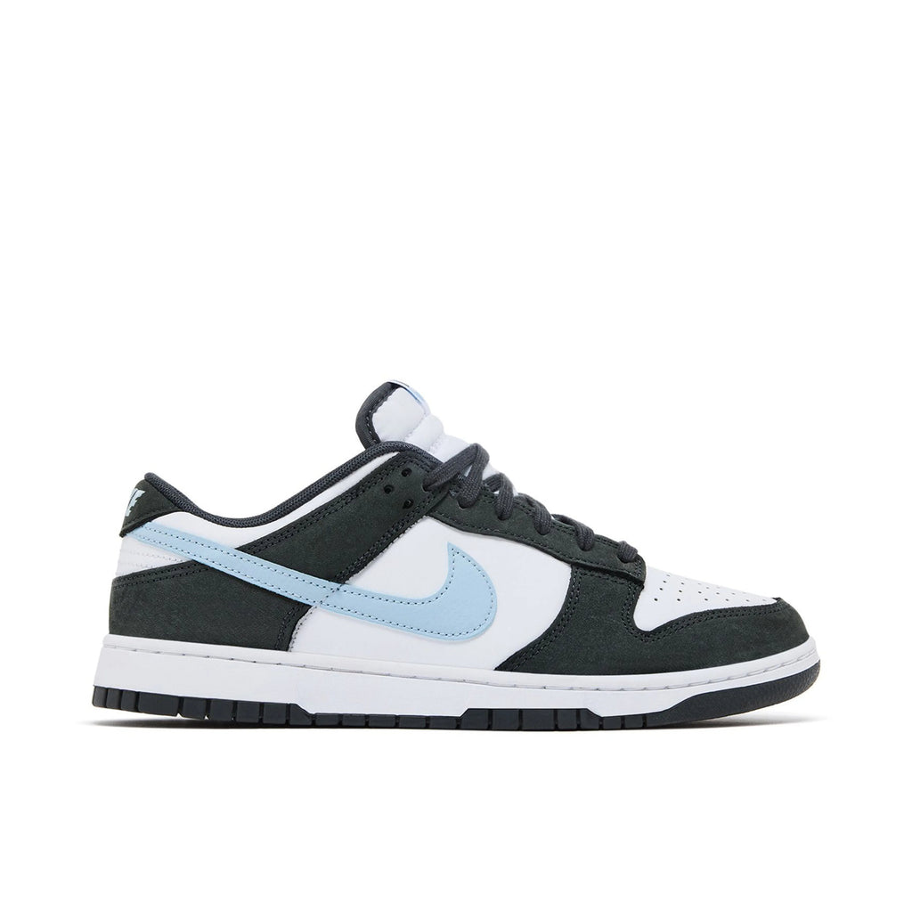 Nike Dunk Low Black, White & Light Blue Sneakers