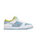 FTC x Nike SB Dunk Low White & Light Blue Sneakers