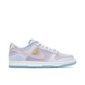 Union x Nike Dunk Low Light Blue Sneakers with Contrast Stitching