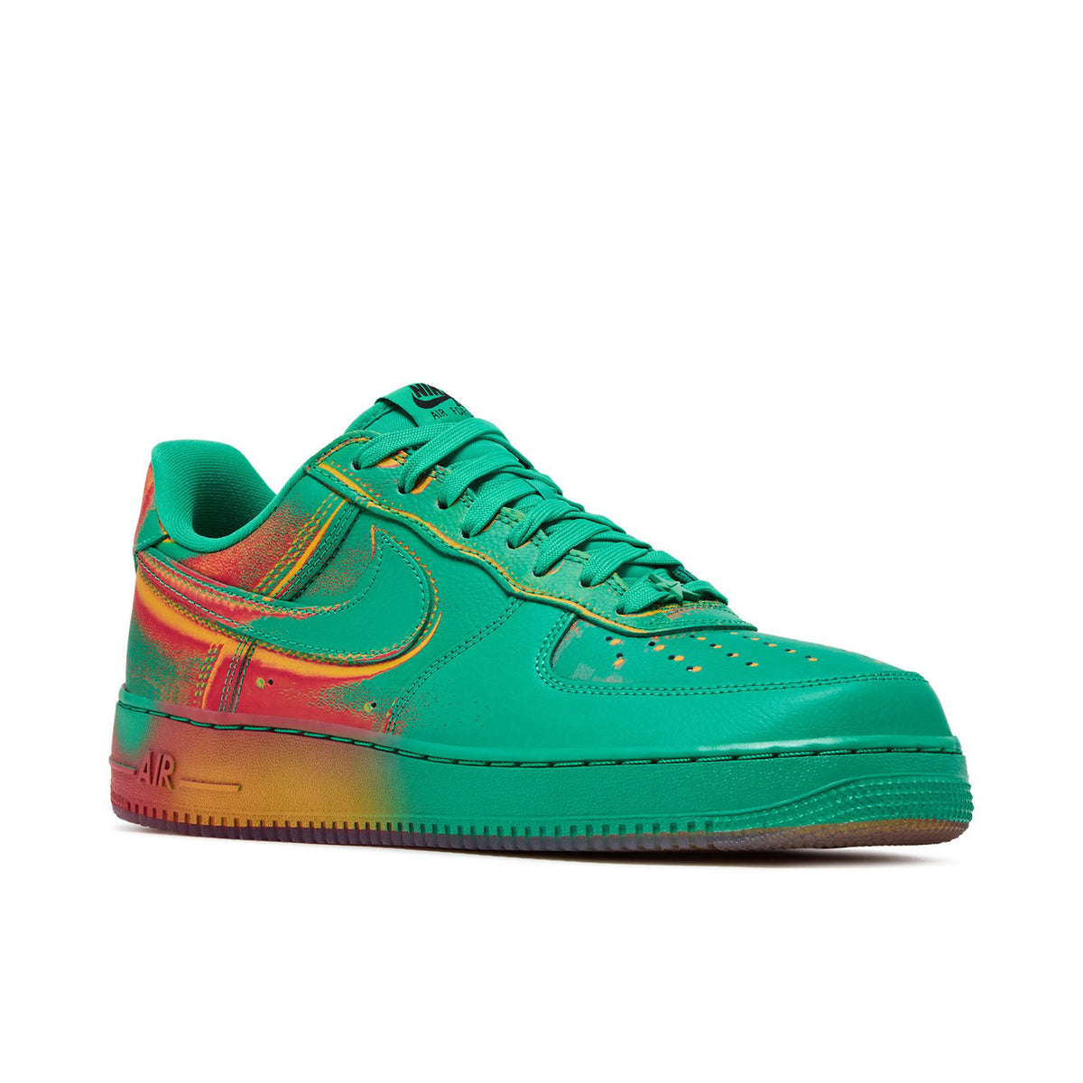 Nike Air Force 1 Low Green & Multicolor Sneakers