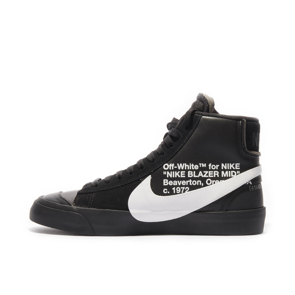 Off-White x Nike Blazer Mid Black & White Sneakers