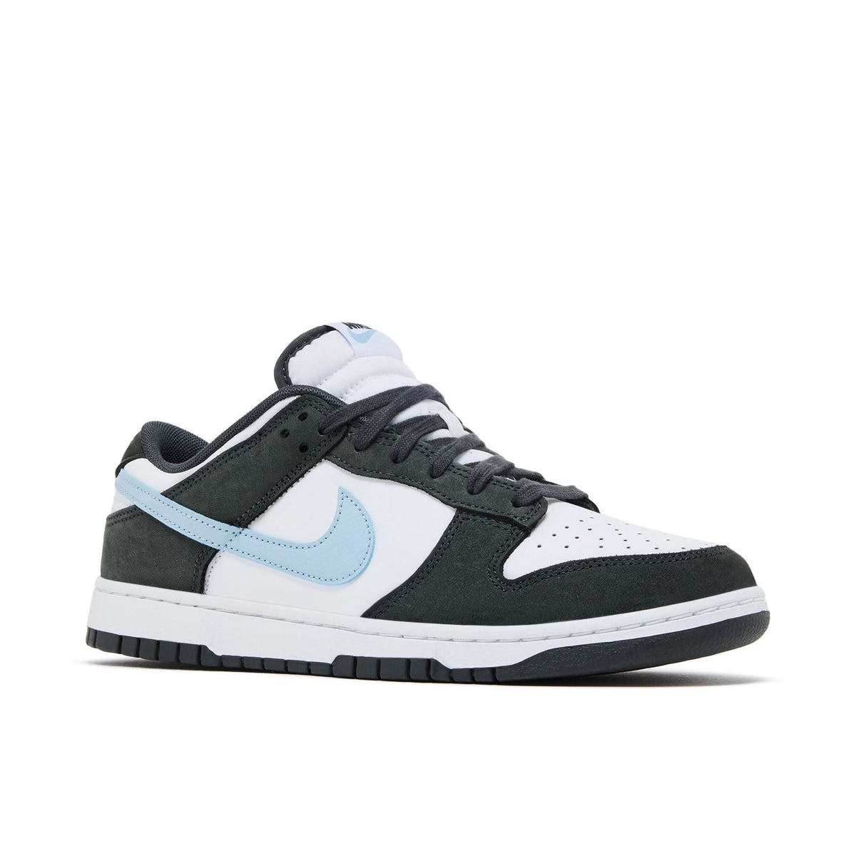 Nike Dunk Low Black, White & Light Blue Sneakers