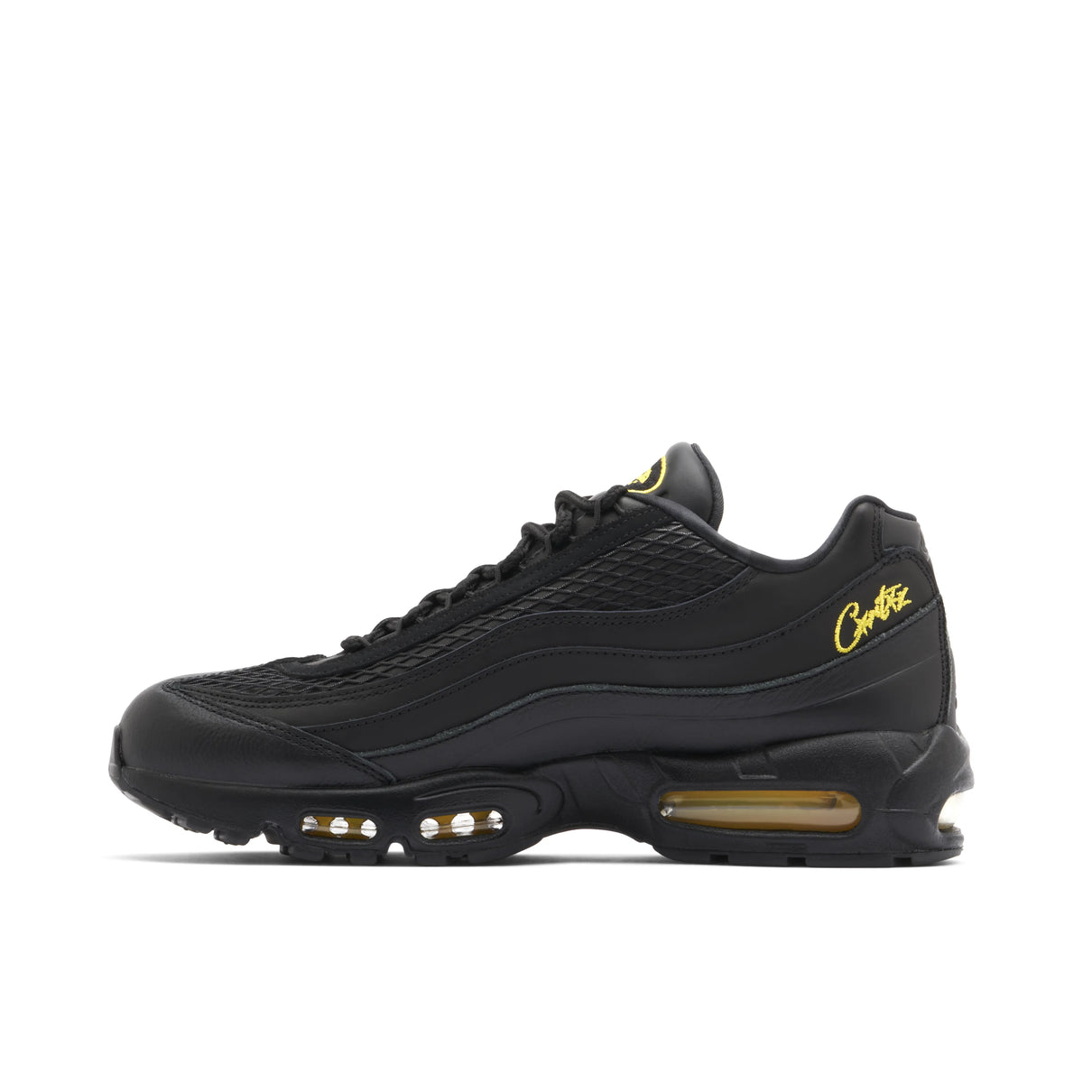 Corteiz x Nike Air Max 95 Black & Yellow Sneakers
