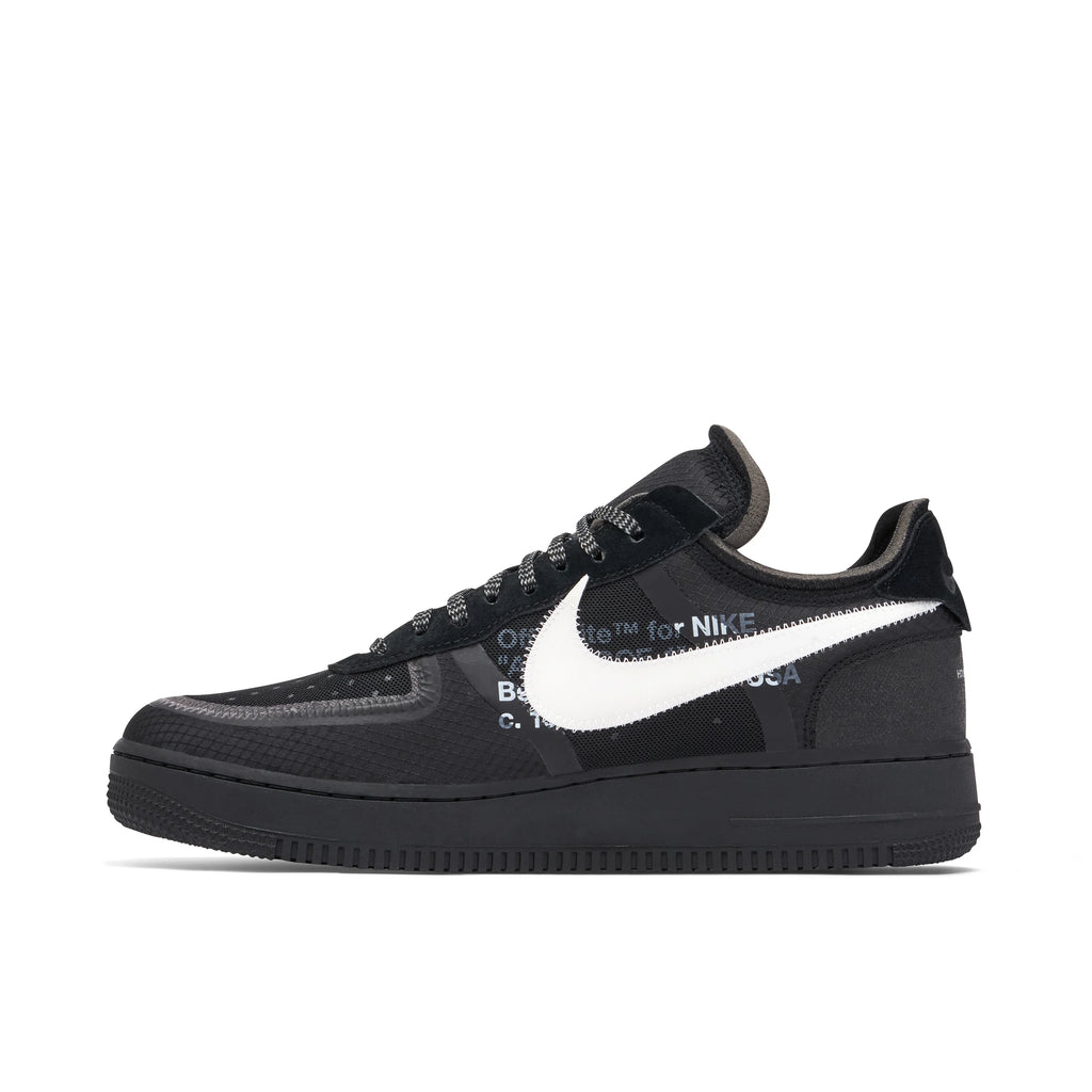 Off-White x Nike Air Force 1 Low Black & White Sneakers