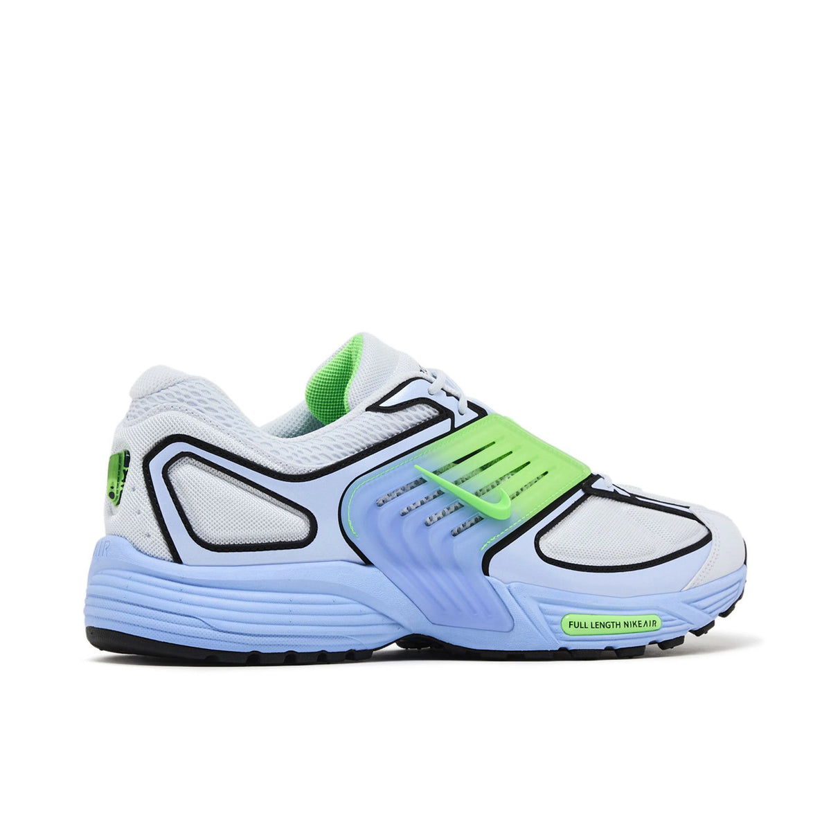 Nike Air Pegasus White, Blue & Lime Sneakers