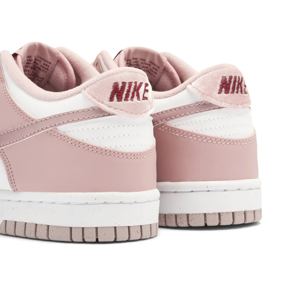 Nike Dunk Low Blush Pink & White Sneakers