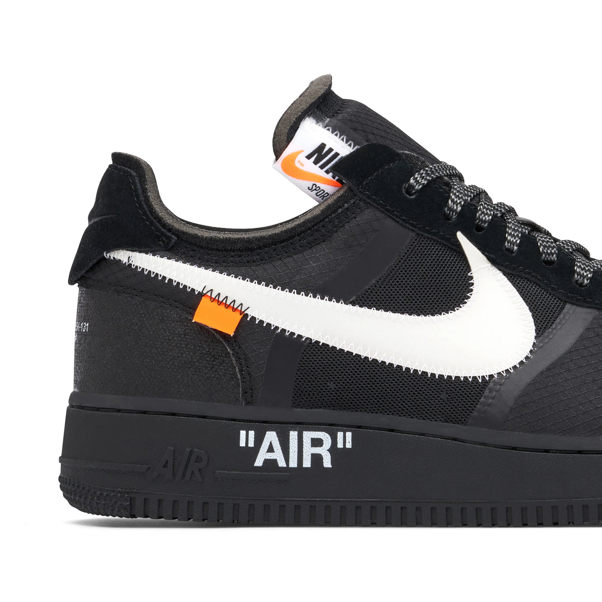 Off-White x Nike Air Force 1 Low Black & White Sneakers