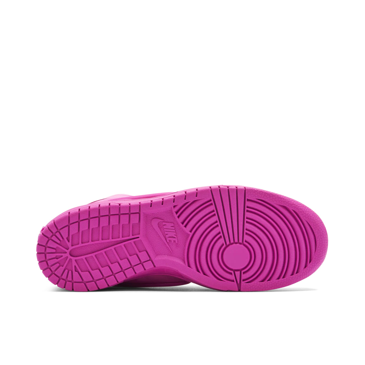Nike Dunk High Pink Sneakers with Extended Swoosh