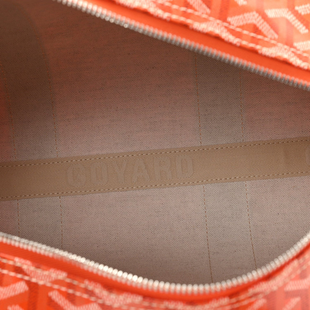Goyard Barrel 40 Sports Bag – Orange Goyardine Canvas