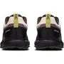 On Mauve and Black Sneakers with Toggle Laces