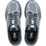 On Slate Grey Mesh Sneakers with Dark Cutout Sole