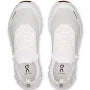 On White Mesh Sneakers with Segmented Cutout Sole