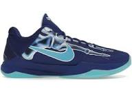 Nike Navy Low-Top Sneakers with Light Blue & Teal Accents