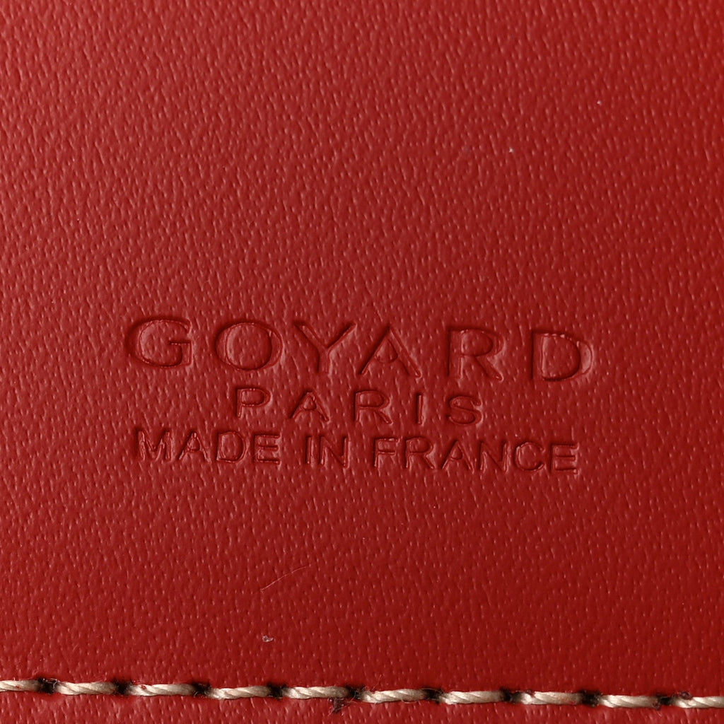 GOYARD Goyardine Saint Roch Bifold Wallet - Red