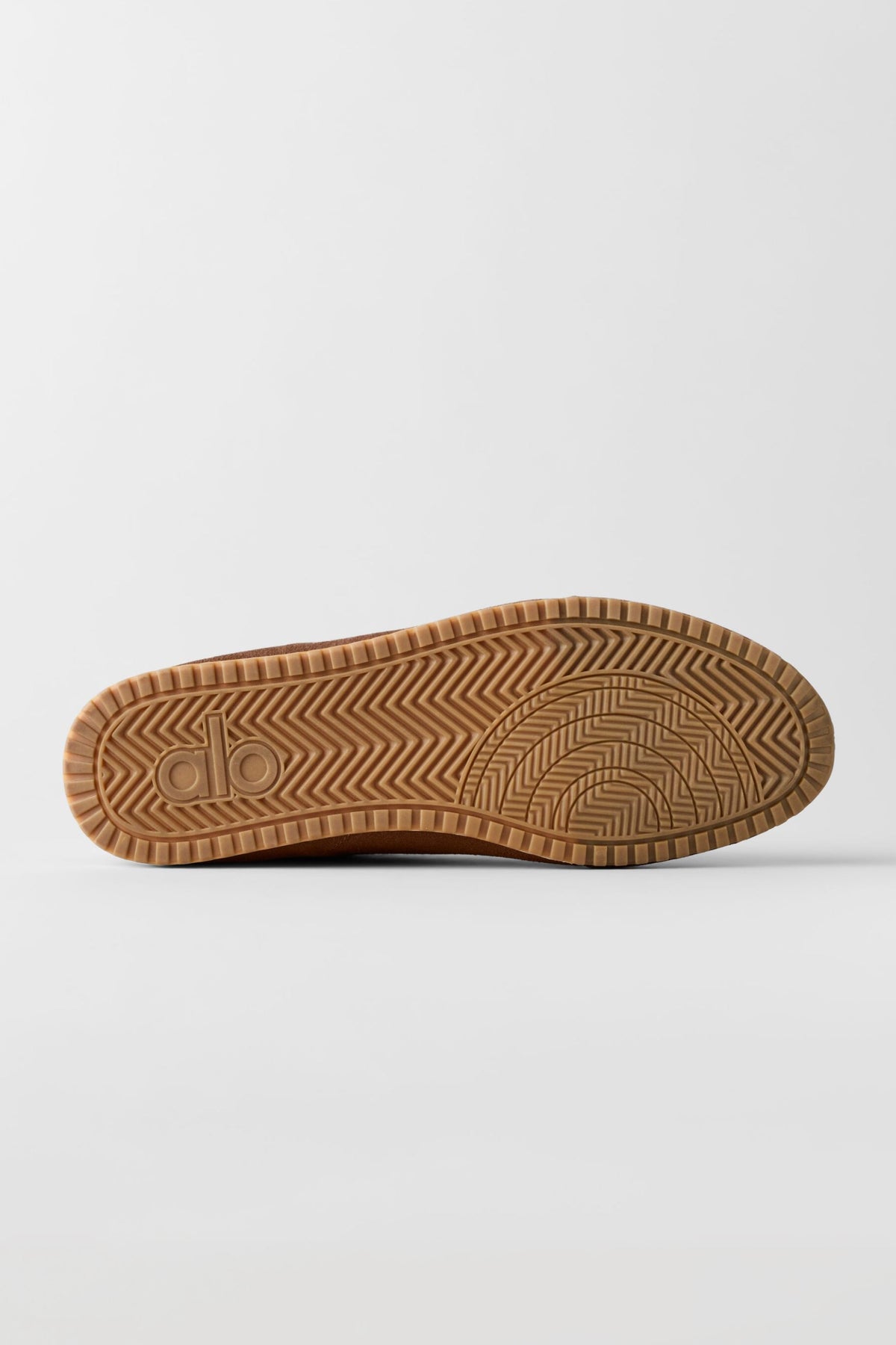 Alo Brown Retro Low-Top Sneakers with Gum Sole