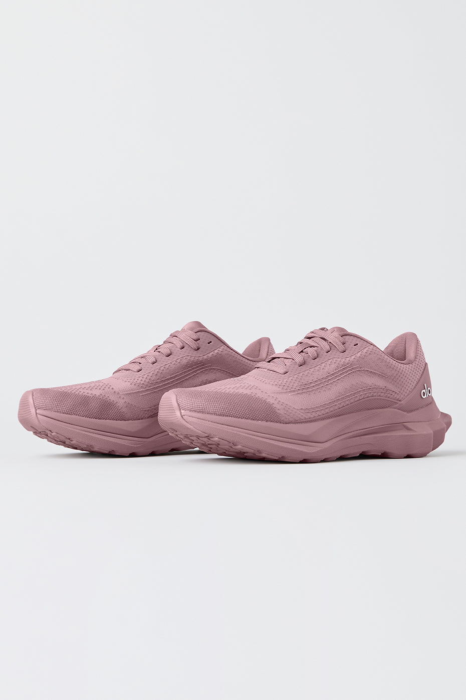 Alo Dusty Rose Mesh Lace-Up Sneakers